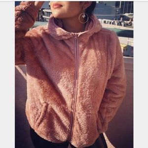 Super soft hooded fleece